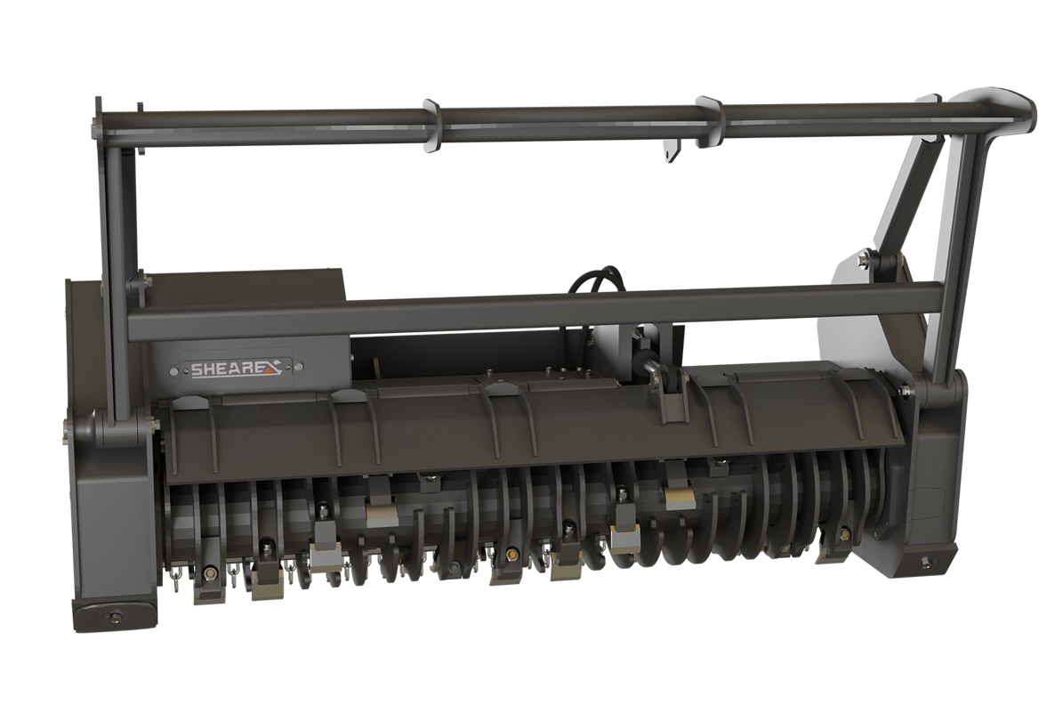 Triturador florestal para Pás-carregadeiras para supressão vegetal