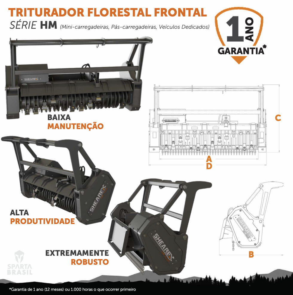 Folheto Técnico Triturador Frontal Shearex - SPARTA BRASIL